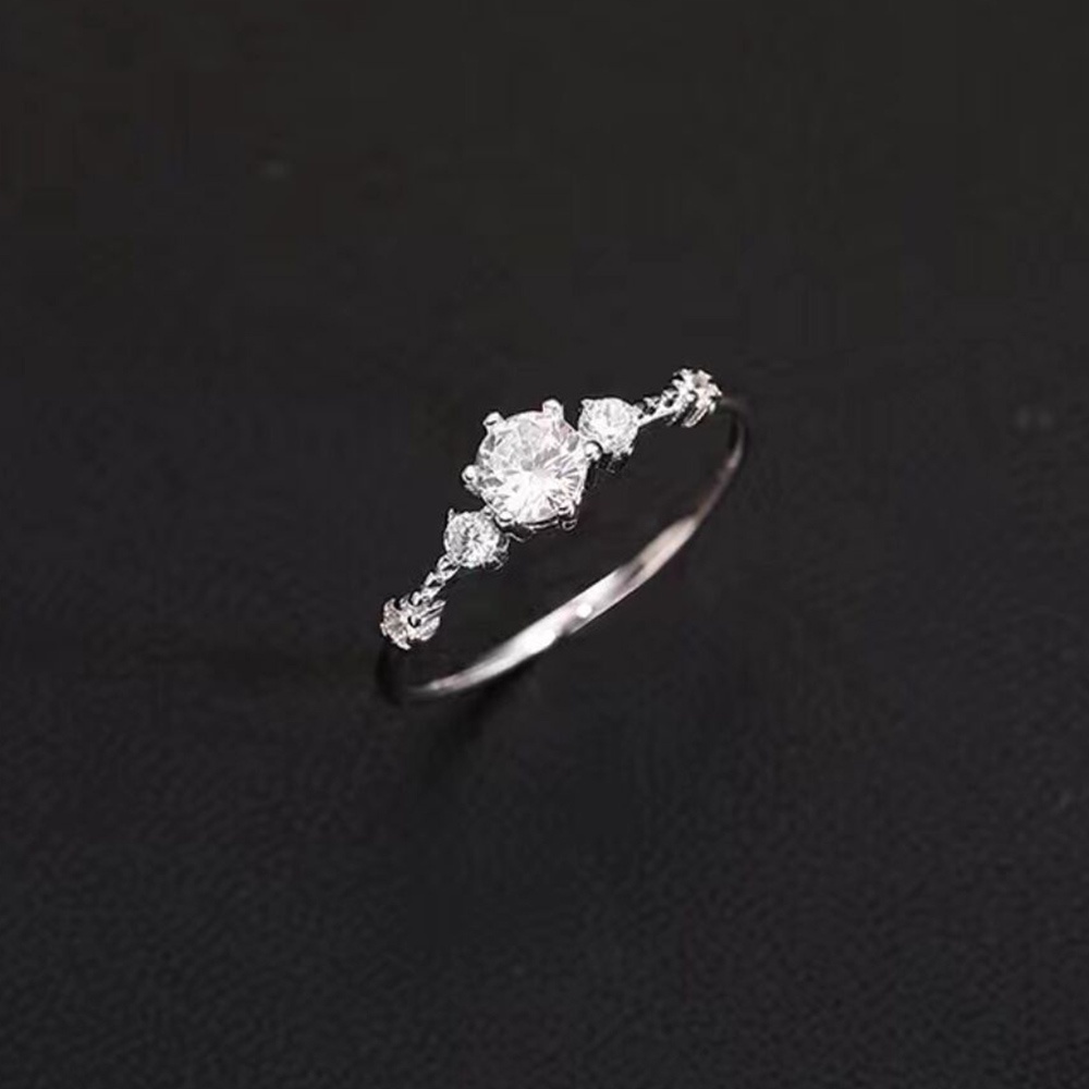 【COD Tangding】Cincin Model Terbuka Dapat Disesuaikan Gaya Korea Untuk Wanita