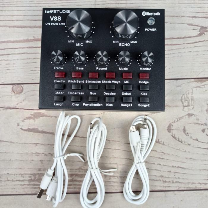 Taffware Bluetooth Audio Usb External Soundcard V8S - Sound Card V8S