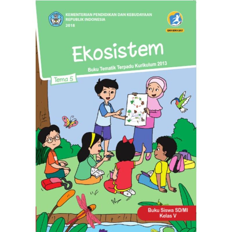 PAKET BUKU TEMATIK KELAS 5 SD TEMA 1 2 3 4 5 KURIKULUM 2013 REVISI KEMENDIKBUD