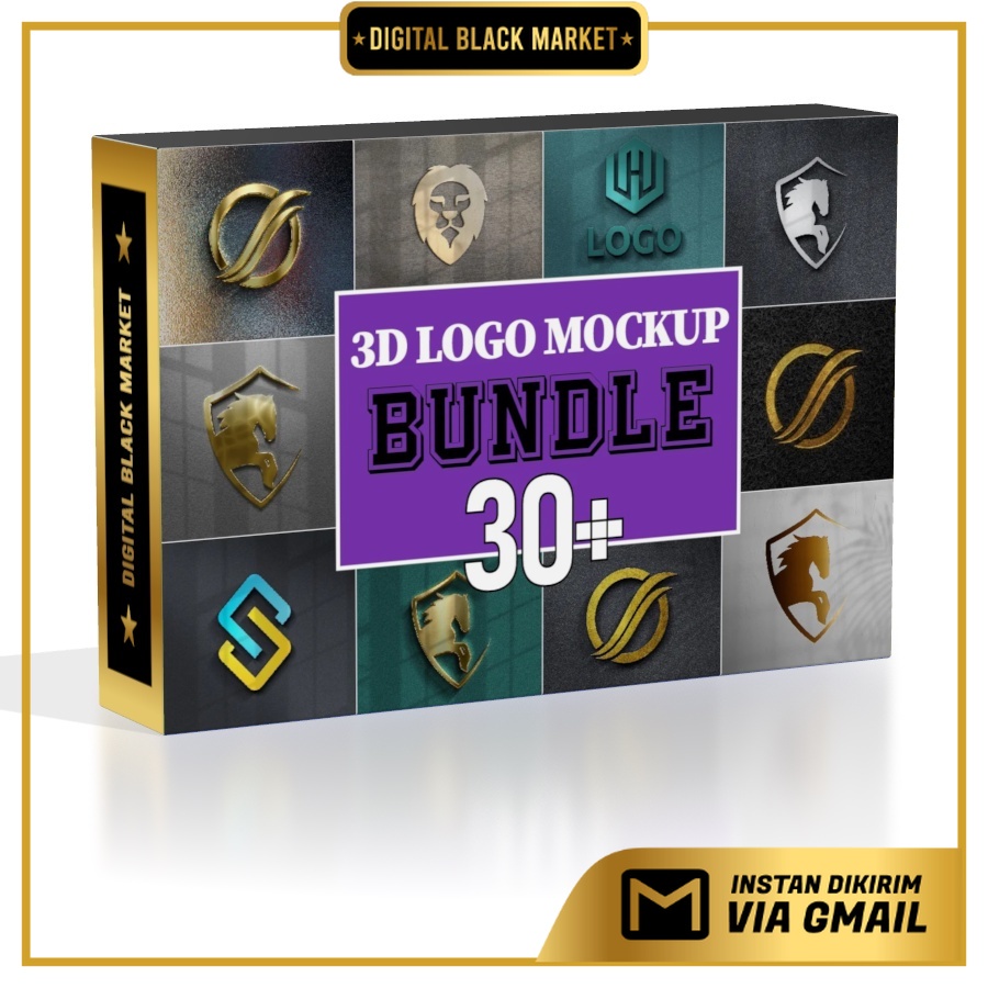 Luxury 3d Logo Mockup Bundle V.05