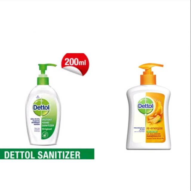 Promo Dettol Hand Sanitizer + Hand soap