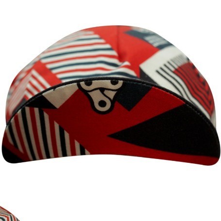 Pinions Cycling Caps cap topi sepeda - RED NAVAJO