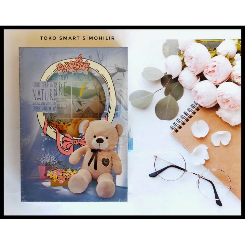 

buku diary kunci gembok besar