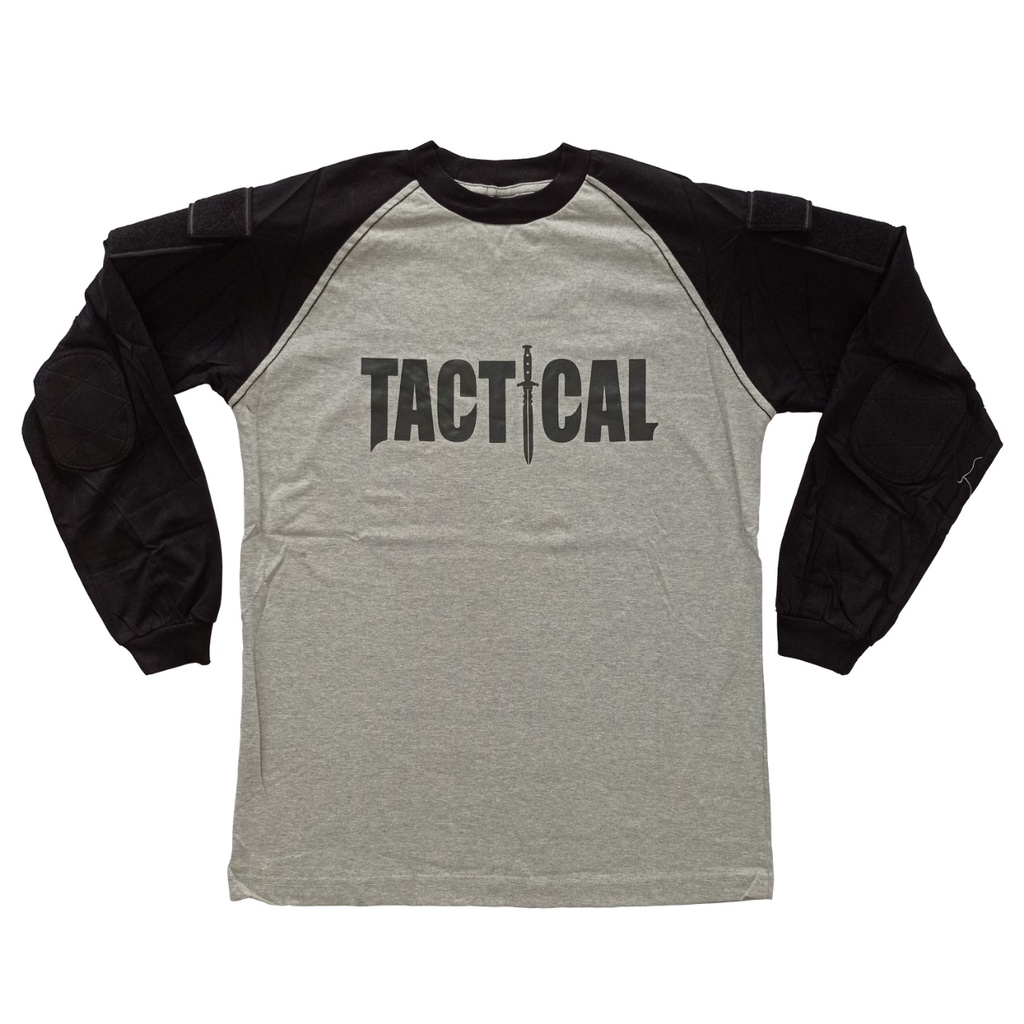 Kaos Tactical Panjang Kombinasi Katun 20 S