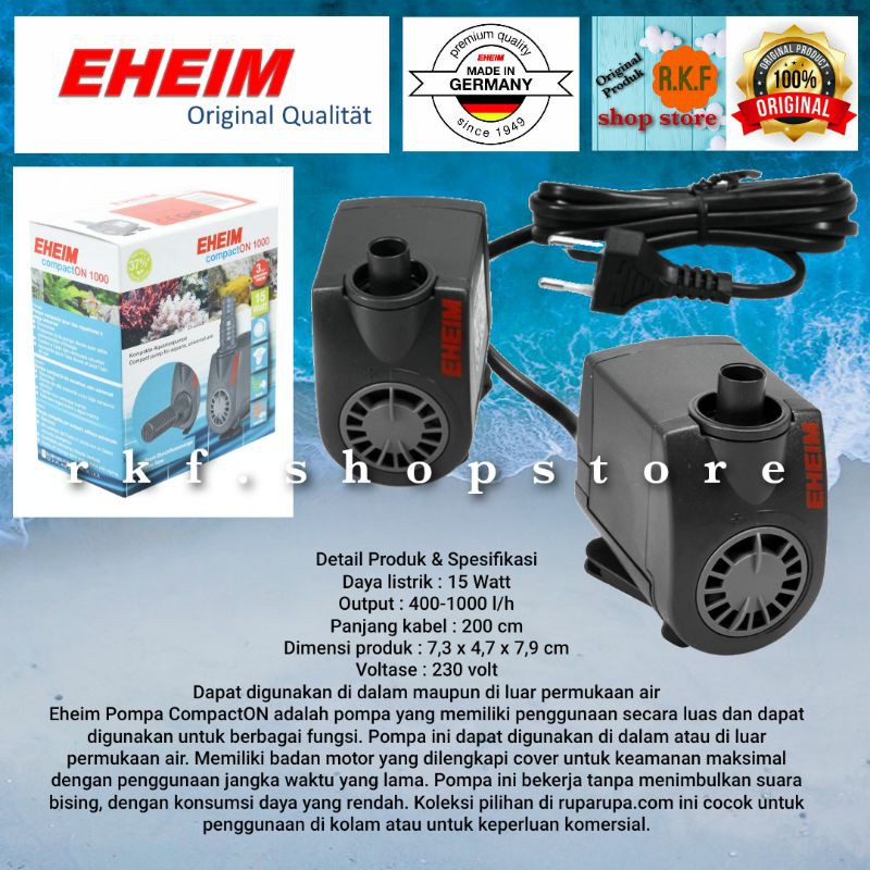 Eheim Pompa Akuarium Compacton 1000