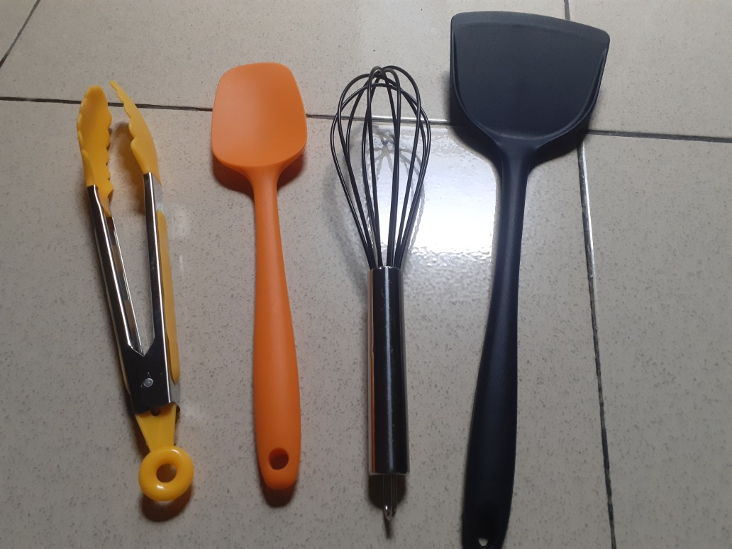 Sutil Spatula Sodet Silikon Spatula Tahan Panas Sodet Alat Masak Wajan