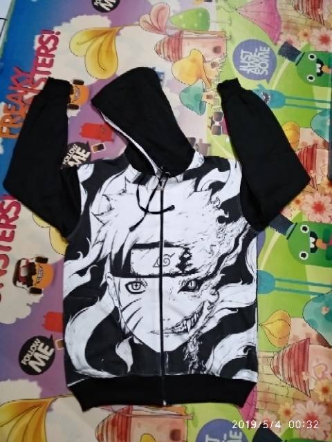 Jaket anime naruto rikudo fullprint