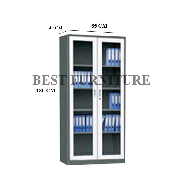 Best Lemari Arsip Besi 2 Pintu LA-2006 uk 85x40x180