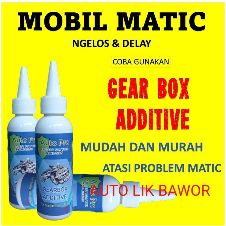 AutoPro Gearbox Additive 75ml CAIRAN ADITIF PELUMAS GEARBOX MATIC TRANSMISI bermasalah JEDUG NGELOS DAN DELAY