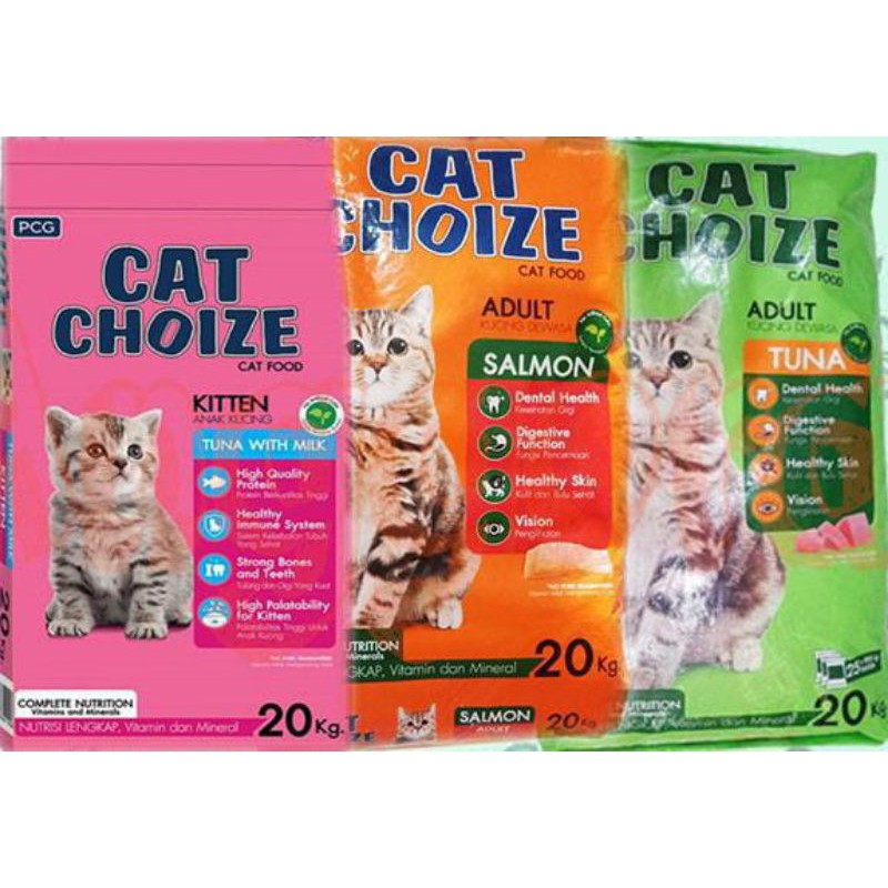 CAT CHOIZE KITTEN ADULT TUNA SALMON 20kg