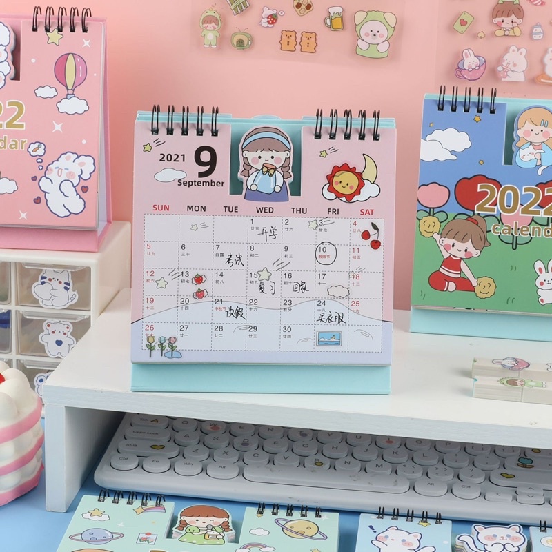 Cute diary planner calendar 2022 kalender anak