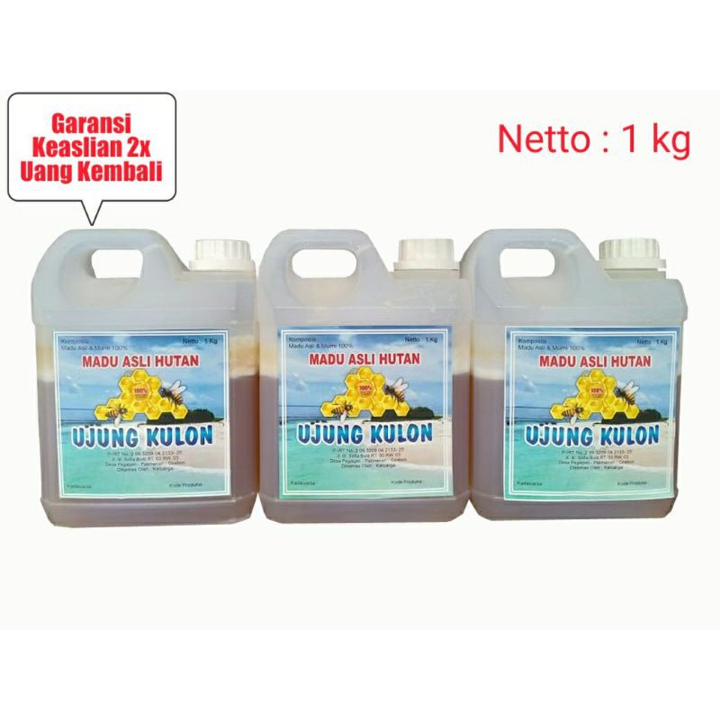 

Madu Asli Hutan Ujung Kulon Kualitas Terbaik 1kg