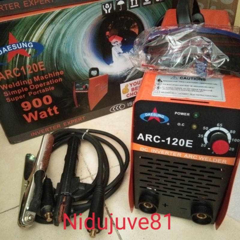 Mesin Las Daesung 900watt ARC-120E Travo Las Daesung 900 watt