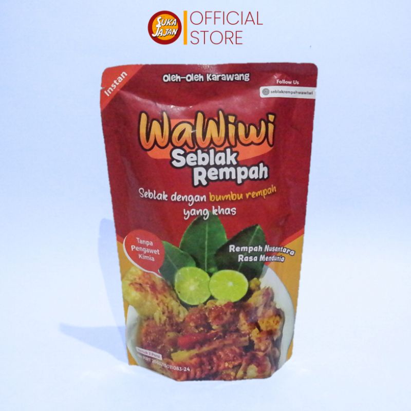 

Seblak Rempah Instan Wawiwi 180gr