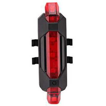 MLNSHP TaffLED Defensor Lampu Sepeda 5 LED Taillight Rechargeable - DC-918