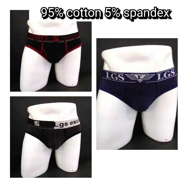 Celana Dalam LGS 899 ISI 3Pcs | Brief LGS SPORT