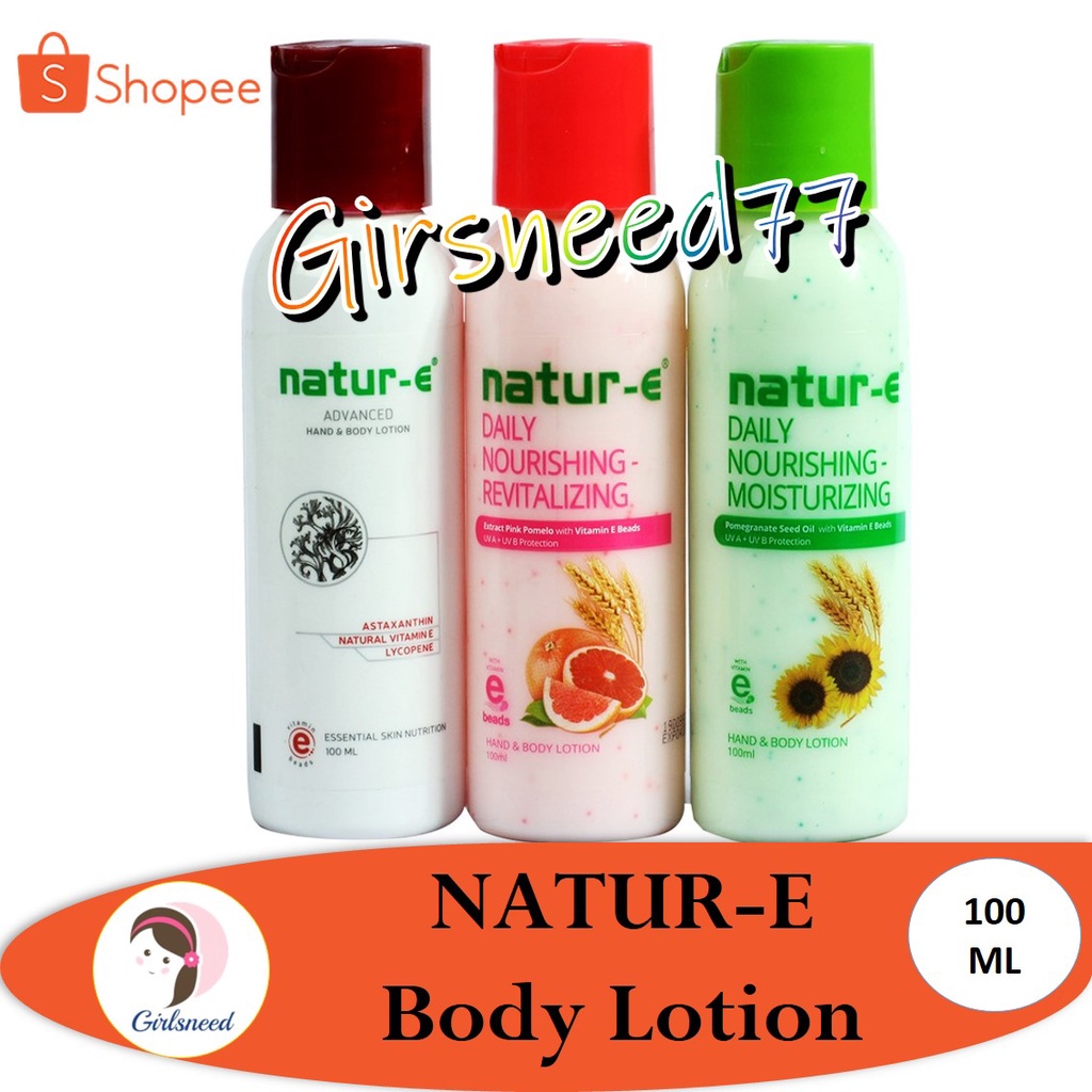 NATUR-E HAND BODY LOTION 100ML GIRLSNEED77