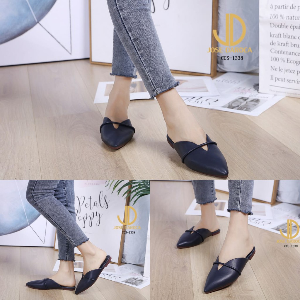 JOSE DAROCA Slip On Mules Shoes #CCS-1338# Original