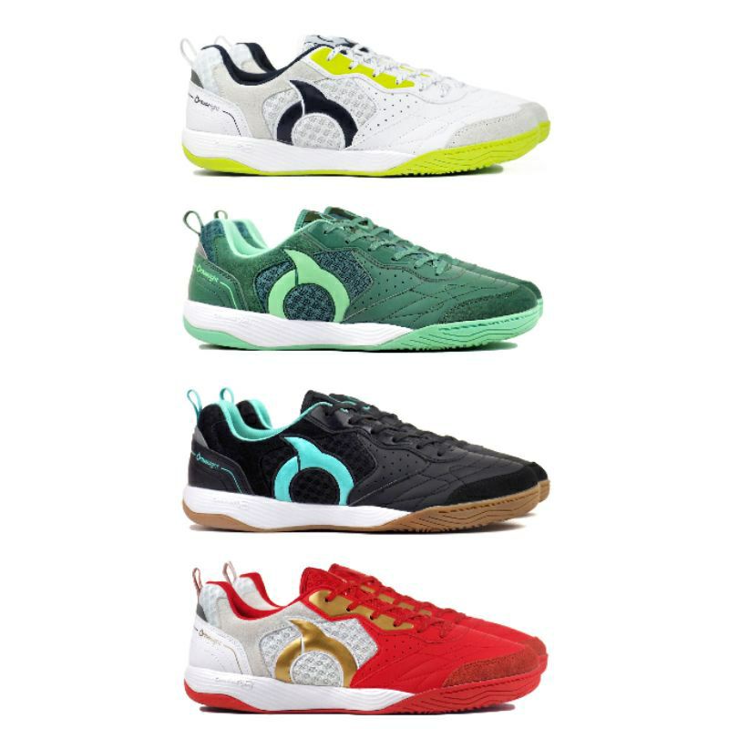 Sepatu Futsal Ortuseight Jogosala Rampage White Green Mint Black Original Ortus