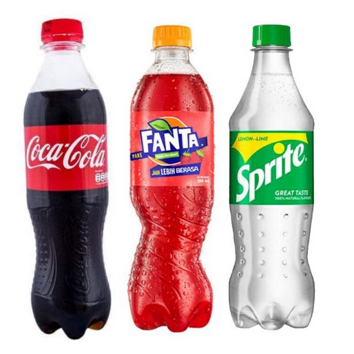 

Sprite / Coca Cola / Fanta Strawberry Botol 390ml