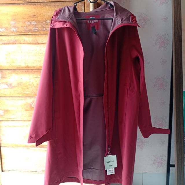 UNIQLO Blocktech Jaket Mantel Wanita Asli