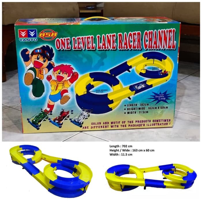 Track Tamiya 1 Jalur 2 Loop - Mainan Trek Jalanan Mobil Balap Balapan