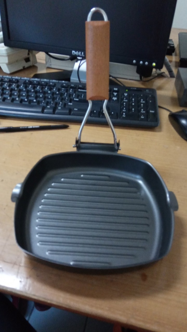 Square Grill Pan / Wajan Panggang Lipat / Panggangan Teflon