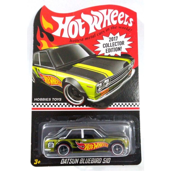 Hot Wheels Mail In 2017 Collector Edition Datsun Bluebird 510 Hotwheels Eksklusif Ban Karet