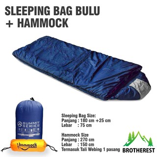 Bisa COD Sleeping Bag 3 Layer Ekstra Hangat Tahan Suhu