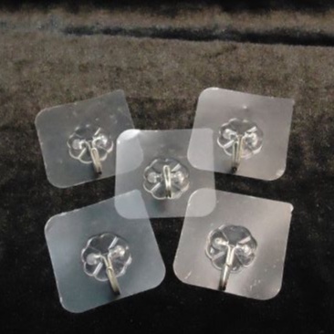 Gantungan Hook Kail Tempelan Kuat Hanger Baju alat dapur Bisa Tempel Dinding Keramik Kaca