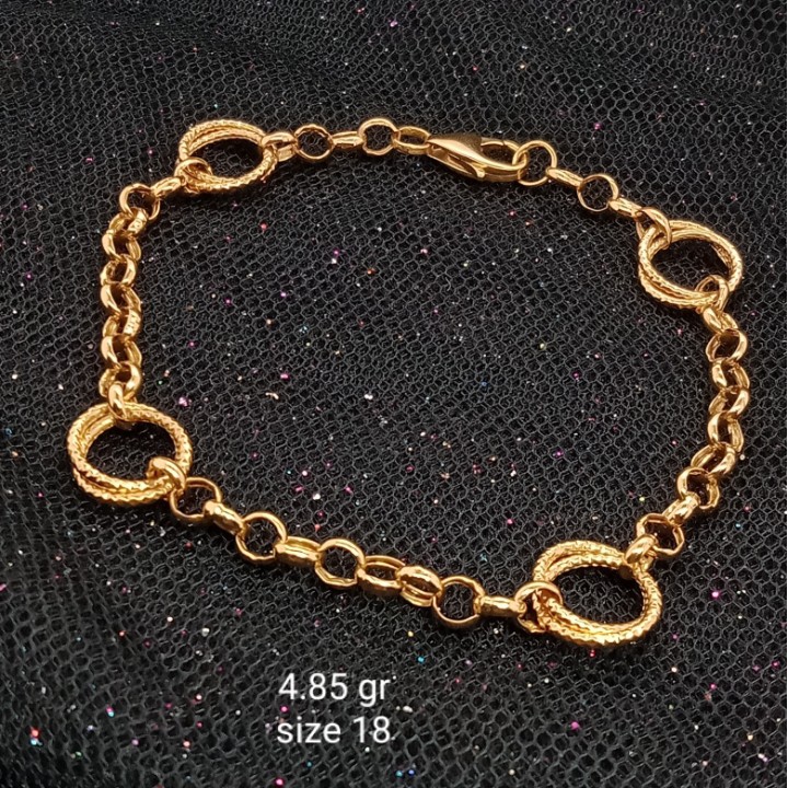 Gelang Emas 17K - 4.85 gr Kadar 750 - 1114