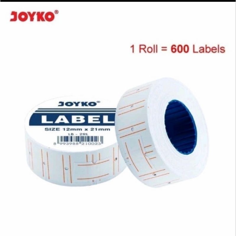 

JOYKO PRICE LABEL-LABEL HARGA JOYKO LB 2RL 1 BARIS 1 ROLL