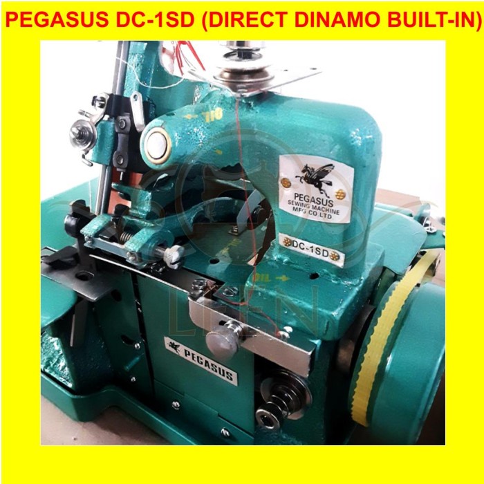 Mesin Jahit PEGASUS DC-1SD Dinamo Direct Obras 3 Benang DC1SD ORI LEEN