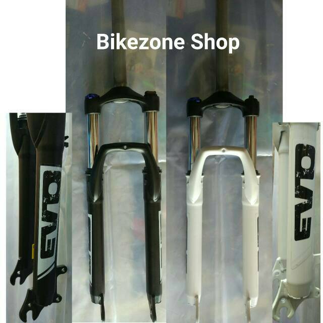 Fork Garpu Sepeda MTB 26 inch Evo Oversize Suspensi non drat Lock Out