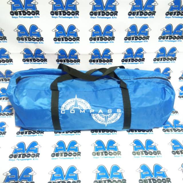 Compass Tenda 2P Biru ultralight 2 orang frame alloy
