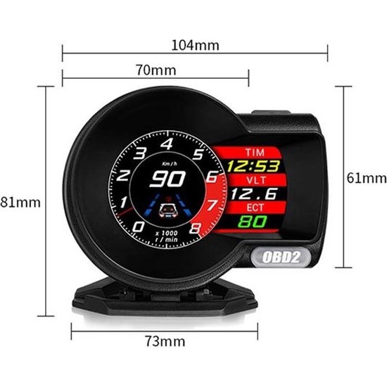 Head Up Display HUD OBD2 Speedometer Digital -F8