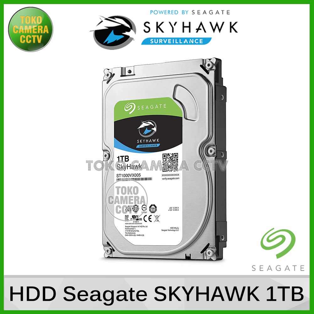 Hard Disk Seagate Skyhawk 1TB Khusus CCTV / Harddisk Seagate Skyhawk 1 Terra