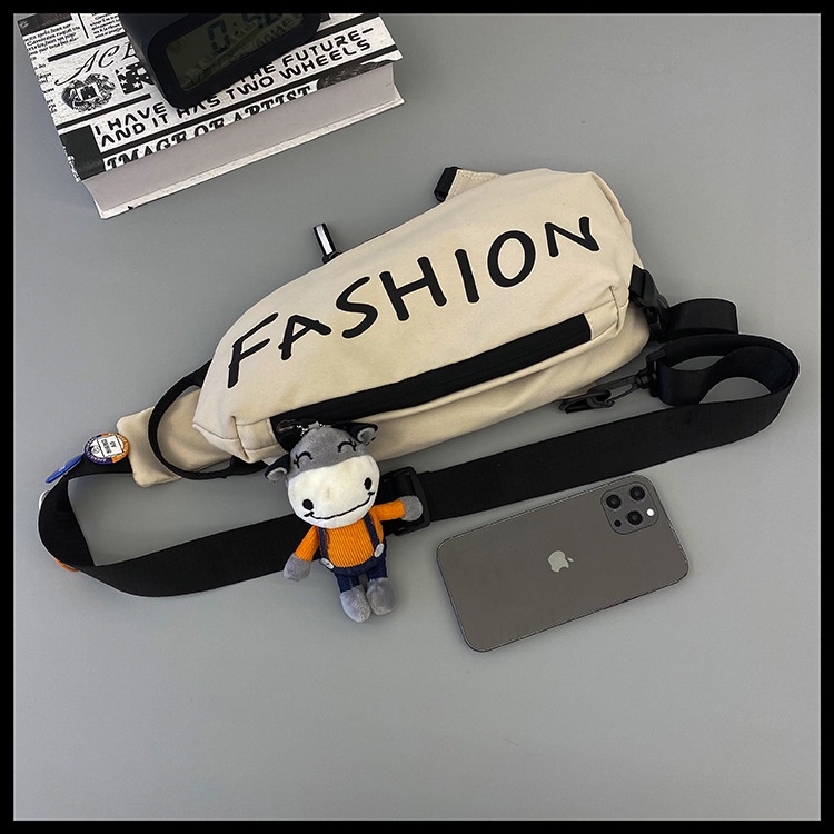 Freeknight Tas Selempang Pria &amp; Wanita IMPORT  Keren Multifungsi Waistbag Anti Air USB Charge Fashion