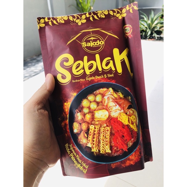 SAJODO SNACK | SEBLAK INSTAN KEJU AROMA KRIPIK TEMPE KRIPIK KACA