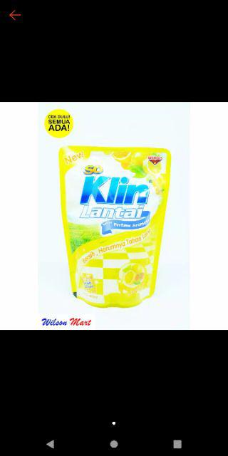 So Klin Lantai Kuning Citrus Lemon 400 Ml Refill