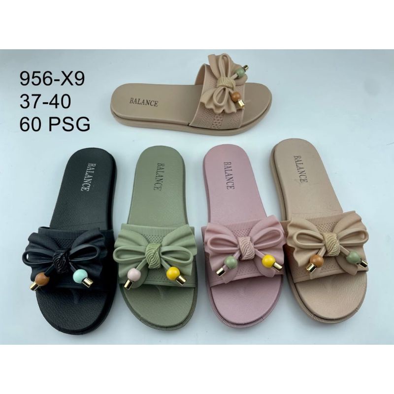 BALANCE 956-X9/ SANDAL SELOP WANITA MOTIF PITA