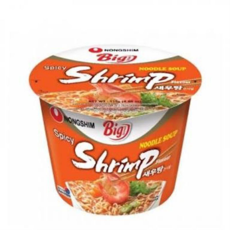 

Nongsim Big Bowl Shrimp Noodle Soup Spicy 115gr