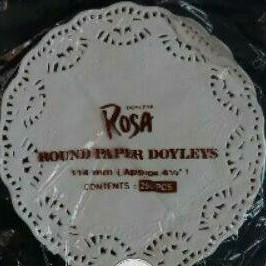 

dolley/paper/round/4,5/alas/renda/kertas/bulat/kue/makanan/mika isi 250pcs