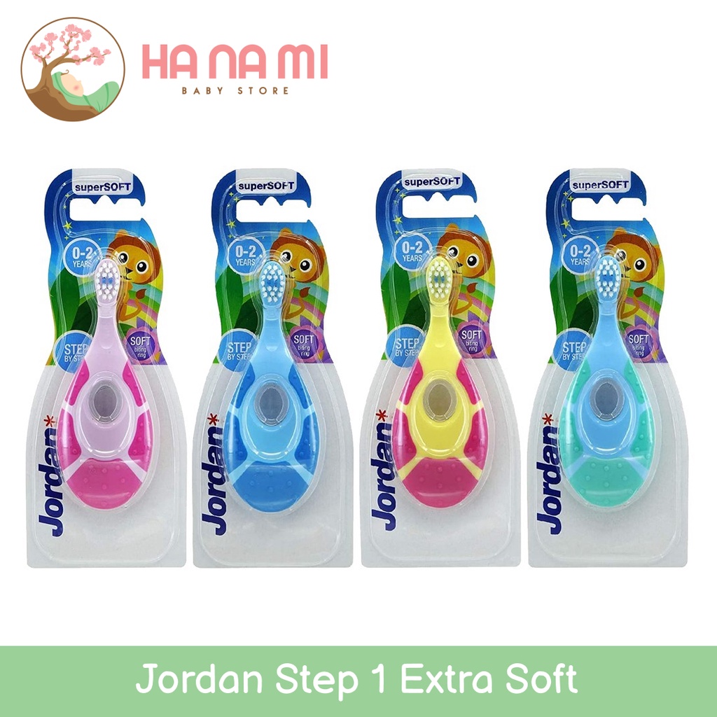 Jordan Kids Step 1 (0-2 Years) Soft | Sikat Gigi Anak Usia 0-2 Tahun