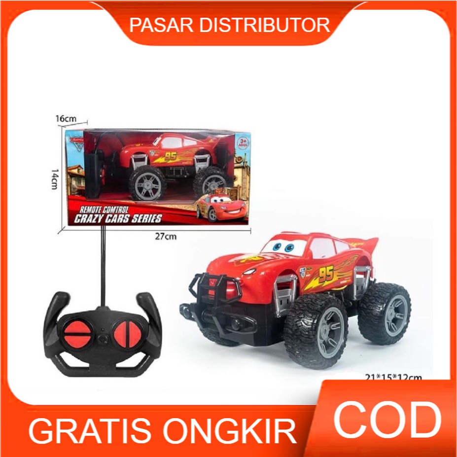 Mainan Mobil Anak CRAZY CARS SERIES Remote Control Mobil Cars Remote