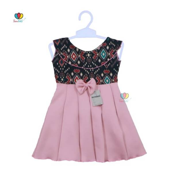 Dress Batik Uk Bayi 0-12 Bulan / Dress Anak Perempuan / Baju Pesta Formal
