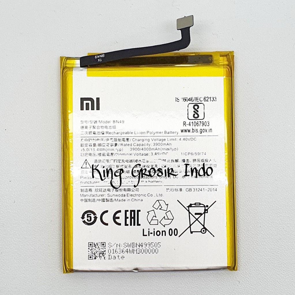 Baterai Xiaomi BN49 / BN 49 / Redmi 7A Original 100% Battery