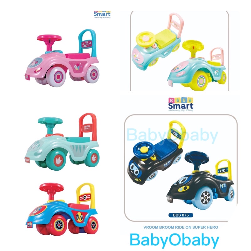 Bebesmart Ride On Vroom Broom usia 12m+ Bebe Smart Mainan Anak Bayi Mainan Mobil Mobilan Bebesmart