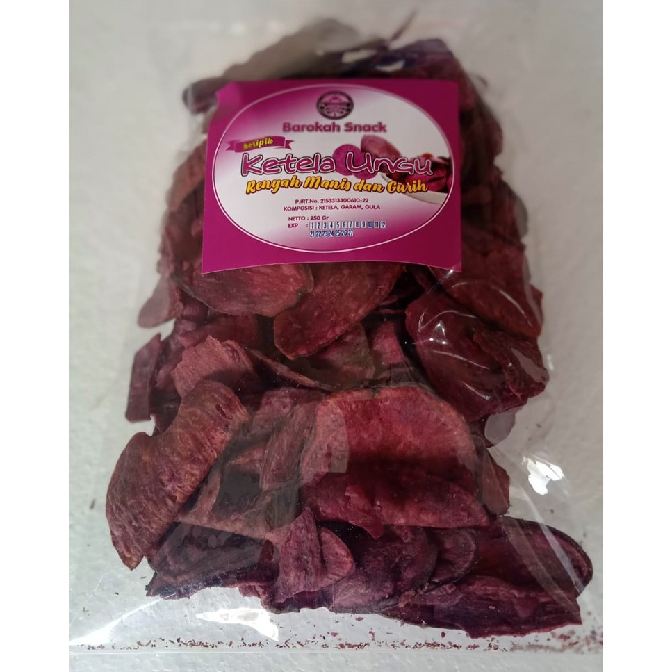 

Sekar_Shop07 Keripik Ubi Ungu Barokah 250 Gram Oleh Oleh Karanganyar
