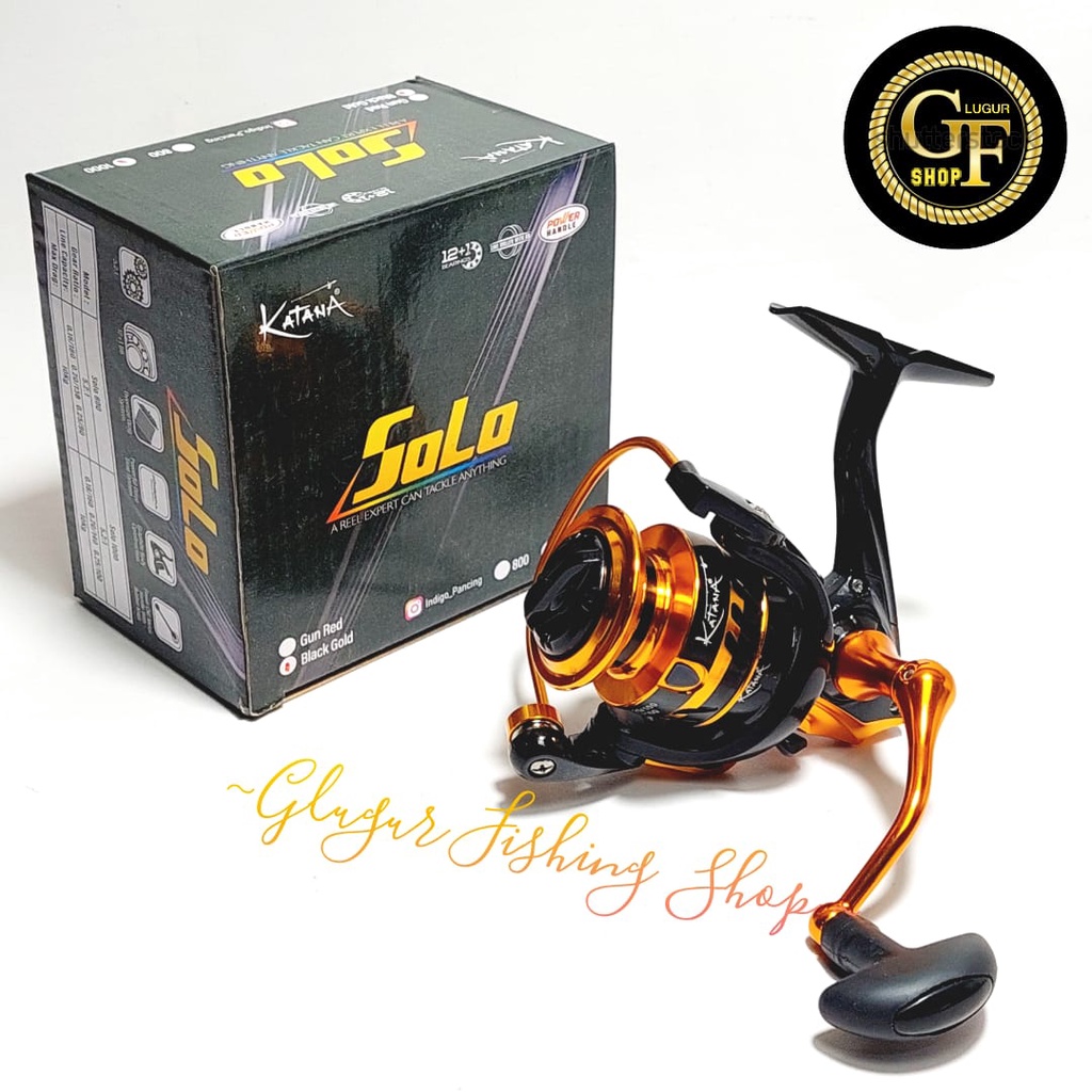 REEL SPINNING KATANA SOLO POWER HANDLE SIZE: 1000 / 12 + 1 BEARINGS